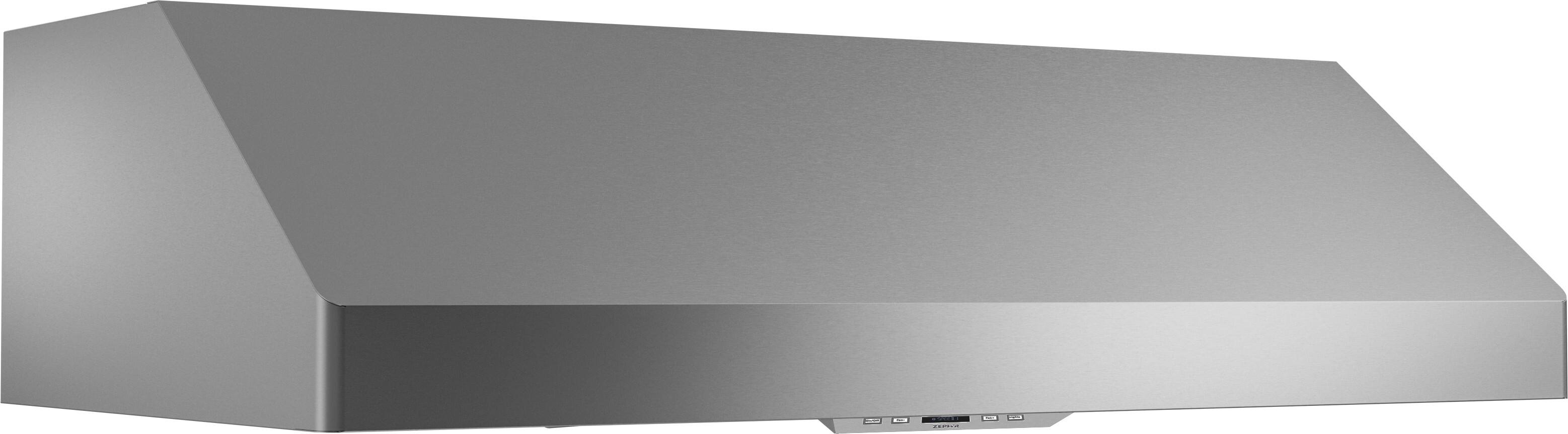 Left. Zephyr - Tempest I 42 in. 650 CFM Under Cabinet Mount Range Hood with LED Light - Stainless Steel.