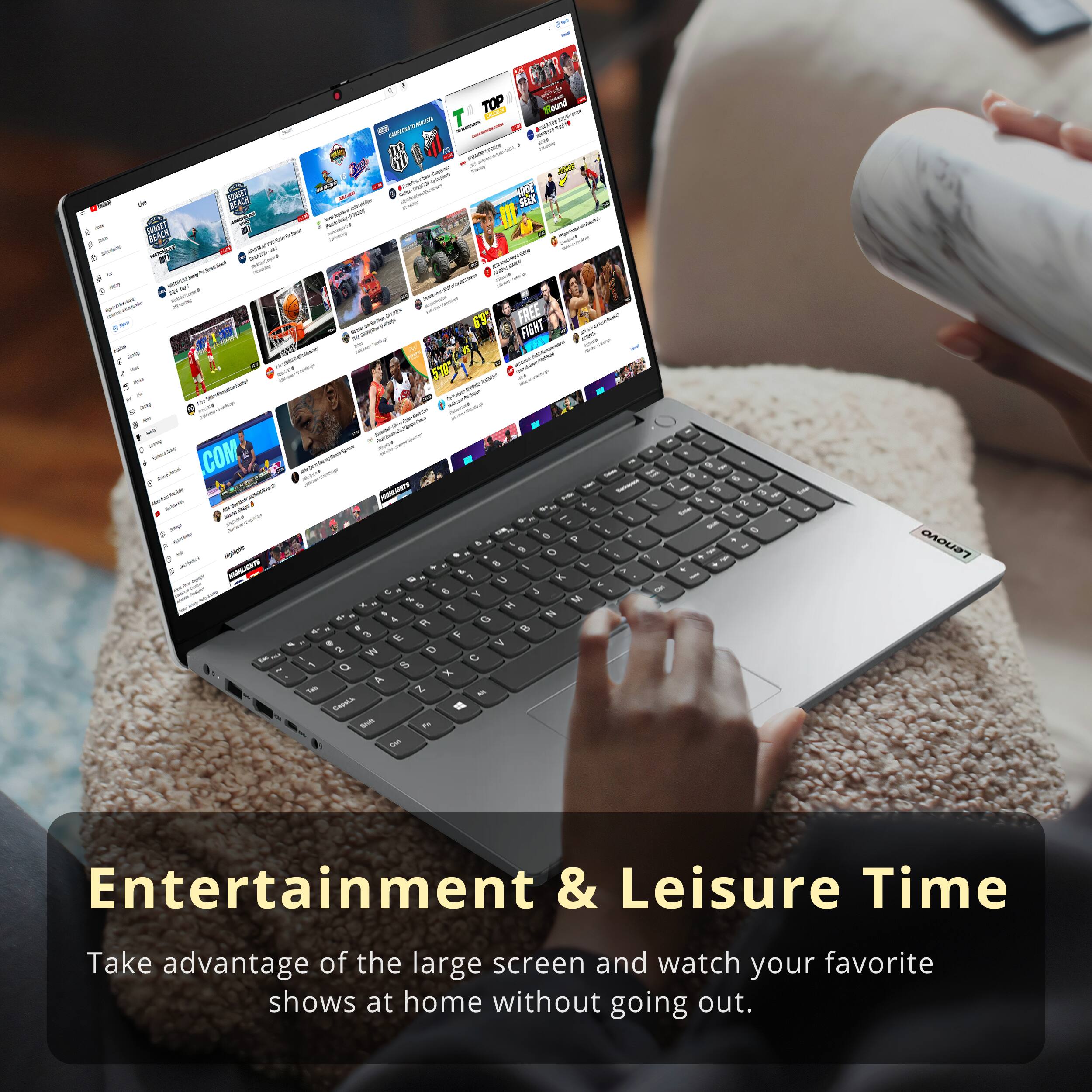 Entertainment & Leisure Time

Take advantage of the large screen and watch your favorite shows at home without going out.
