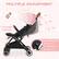 MULTIPLE ADJUSTMENT 95 145 175 -in 2 FOOTREST POSITIONS. C Backrest Adjusting Belt 95 Sitting 145 Feeding 175 Lying.