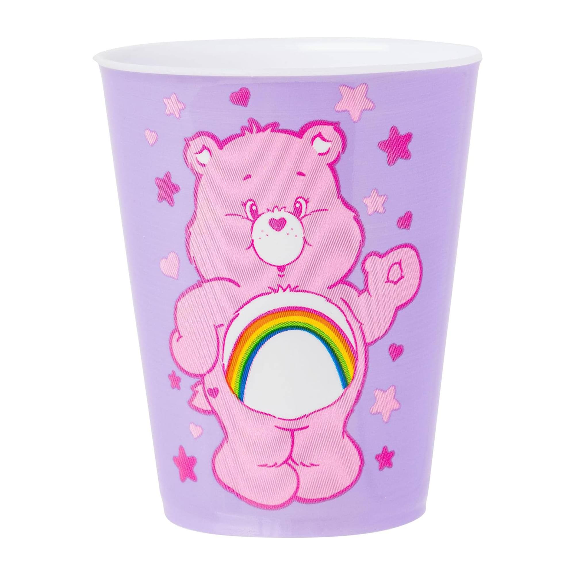 Alt View 4. Silver Buffalo - Care Bears 2 Ounce Plastic Mini Cup Set of 4 - Blue.