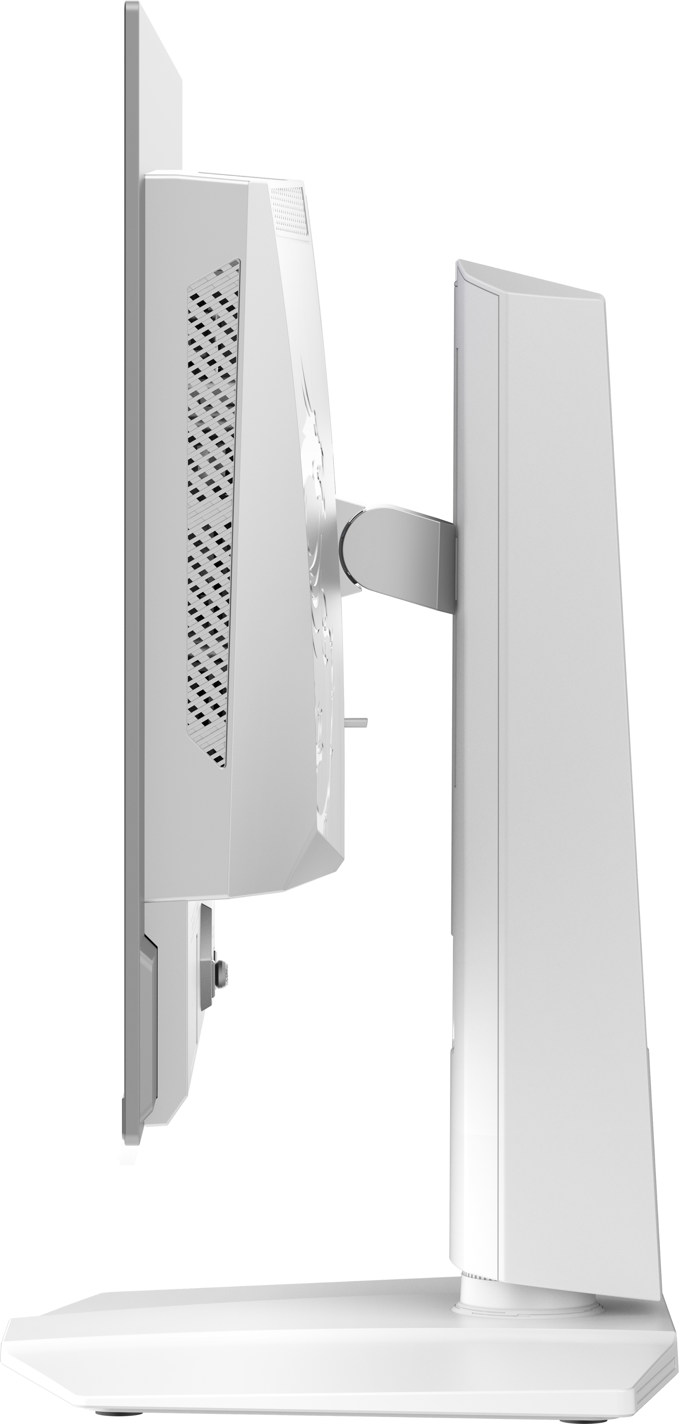 Alt View 6. MSI - MAG 271QPW QD-OLED X28 27" Quantum Dot OLED QHD 280Hz 0.03ms FreeSync Gaming Monitor (DisplayPort, HDMI, USB) - White.