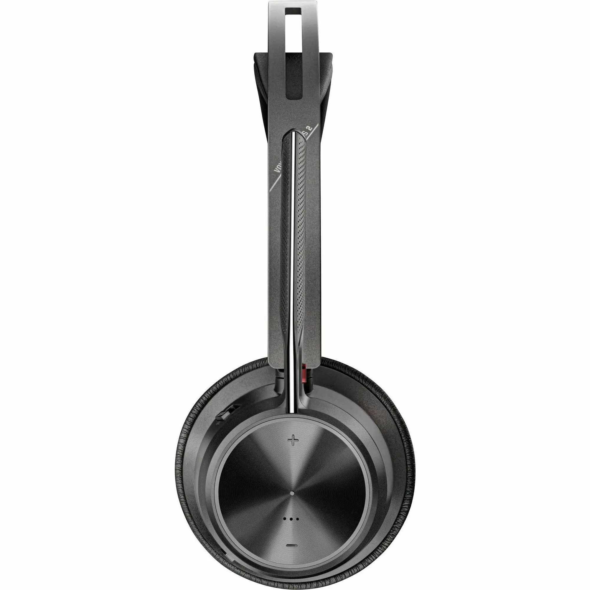 Alt View 7. HP - Poly Voyager Focus 2 USB-C-C Headset +USB-C/A Adapter + Charging Stand - Google Assistant, Siri - Stereo - USB Type C - - Black.