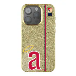 Keyscaper - Cooperstown Teams - California Angels Cooperstown Collection iPhone Bling Case - 15 - Gold
