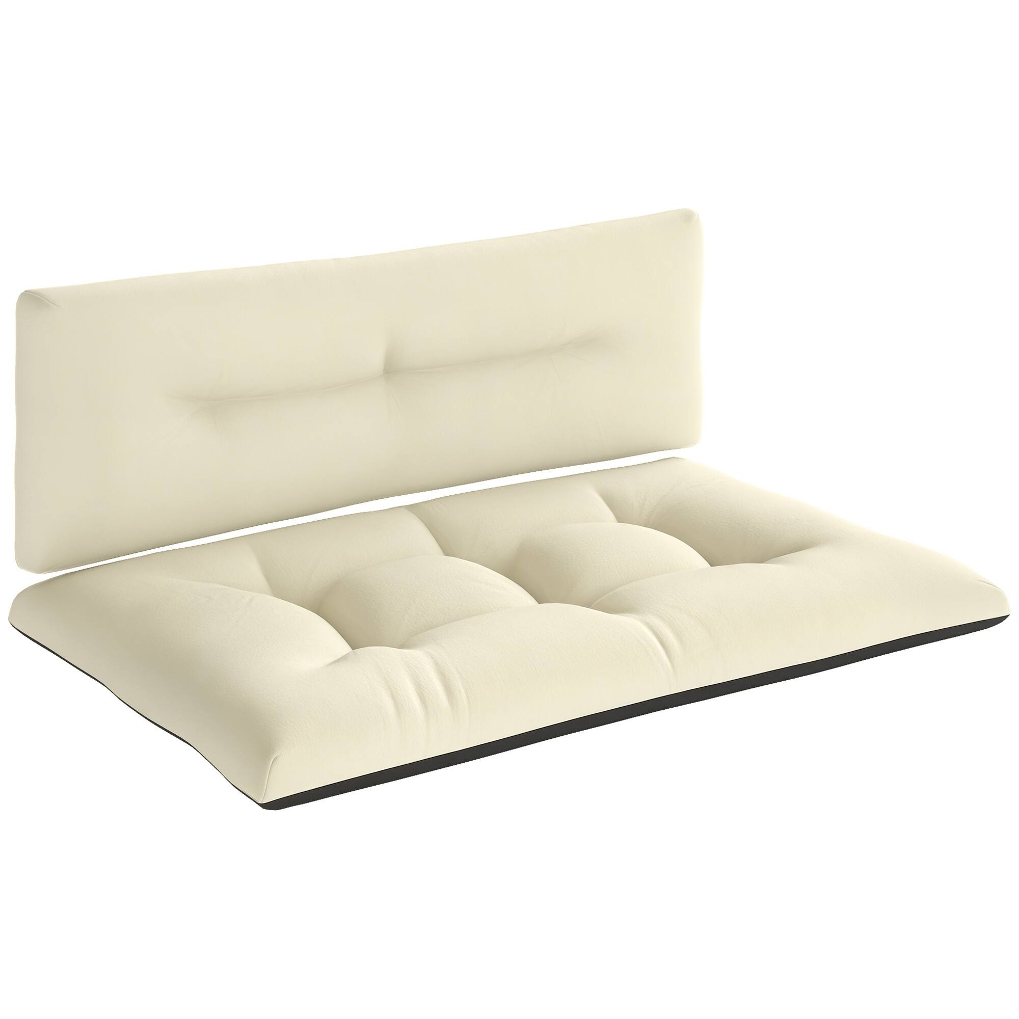 Cream White and Dark Gray