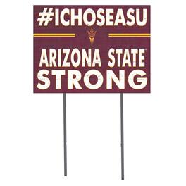 Jardine - Arizona State Sun Devils 18'' x 24'' I Chose Lawn Sign - Maroon