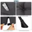 DETAILS:

1. Convenient side pocket
2. Button tufting design
3. Hook and loop fastener
4. Anti-skid plastic foot pads