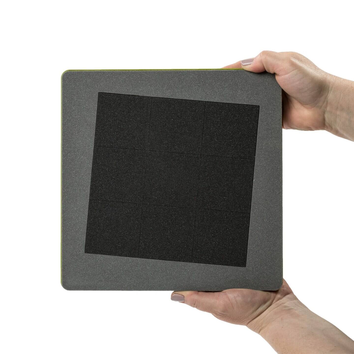 Back. AccuQuilt - Go Fabric Cutting Dies-Square 2-1/2" Multiples - Green.