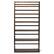 Alt View 11. Simpli Home - Acadian Wide Ladder Shelf Bookcase - Brunette Brown.