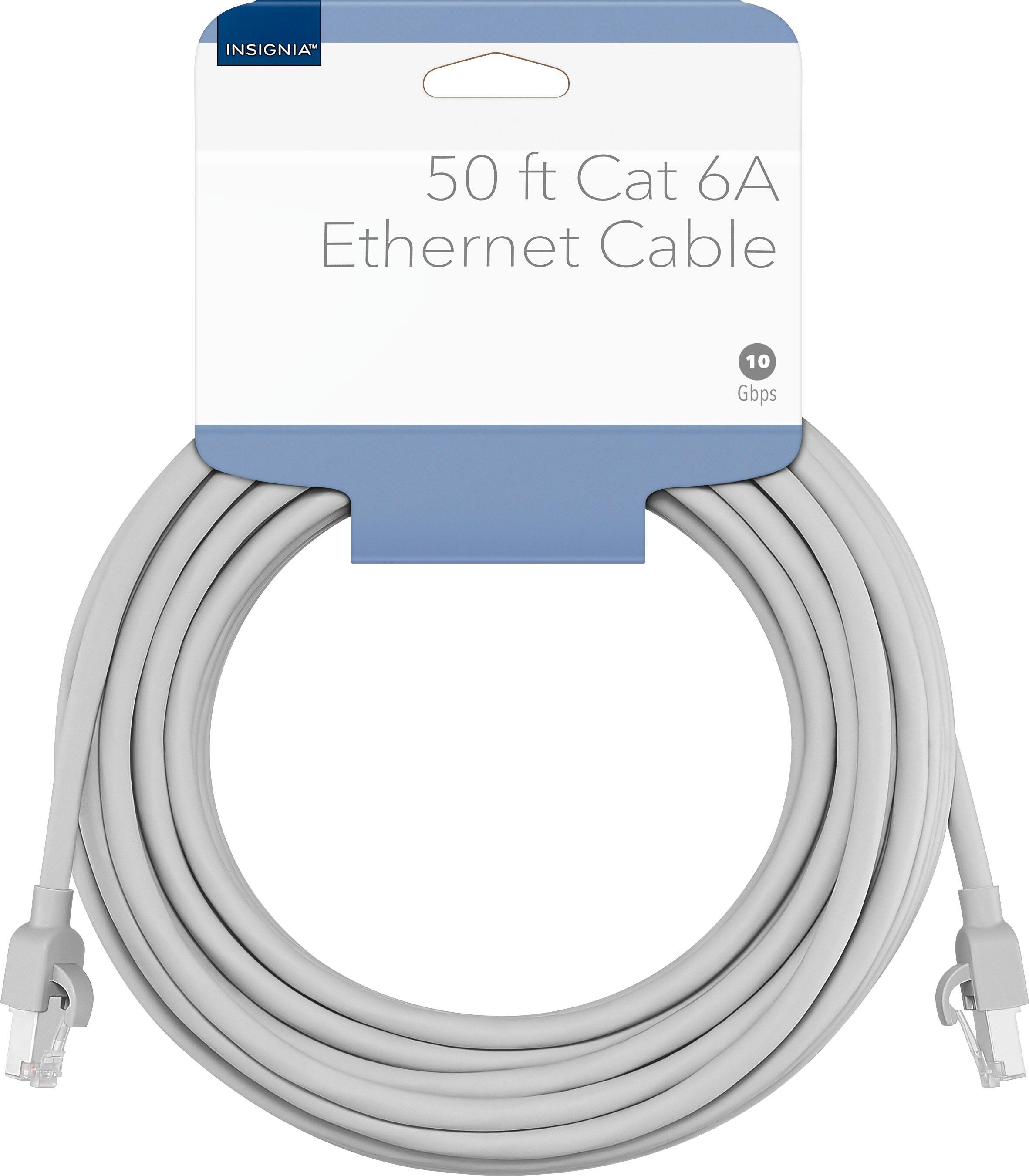 INSIGNIA  
50 ft Cat 6A Ethernet Cable  
10 Gbps