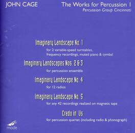 Percussion Group Cincinnati - Works for Percussion 1 - DVD