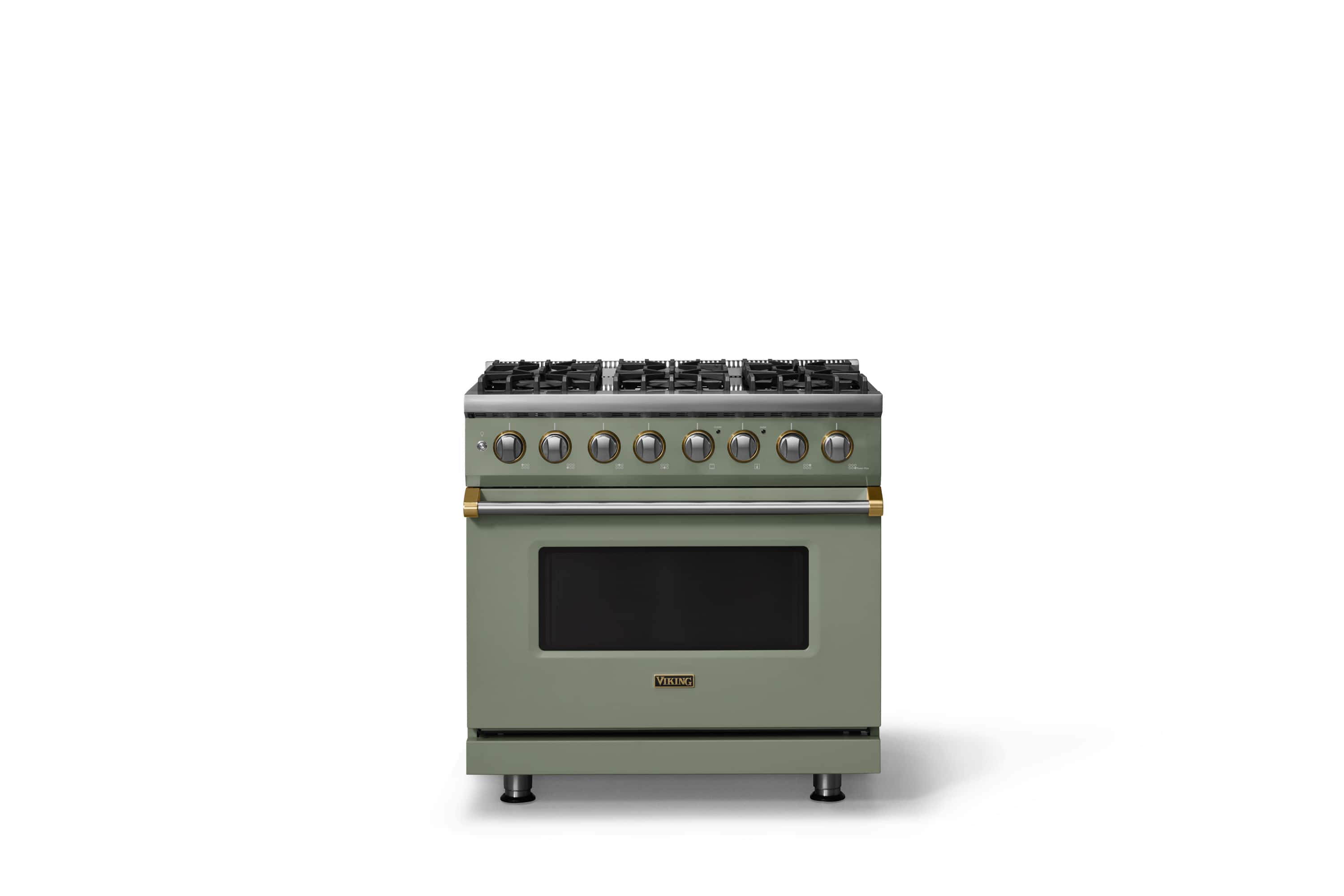Viking - 36 W 5.6 Cu.Ft. Pro5S Freestanding Sealed 6 Burner