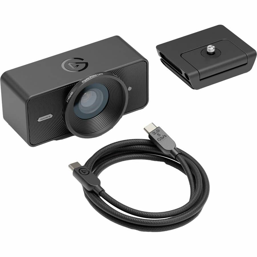 Elgato FaceCam Webcam 60 fps Black USB 3.0 Type C 4K 3840 x 2160