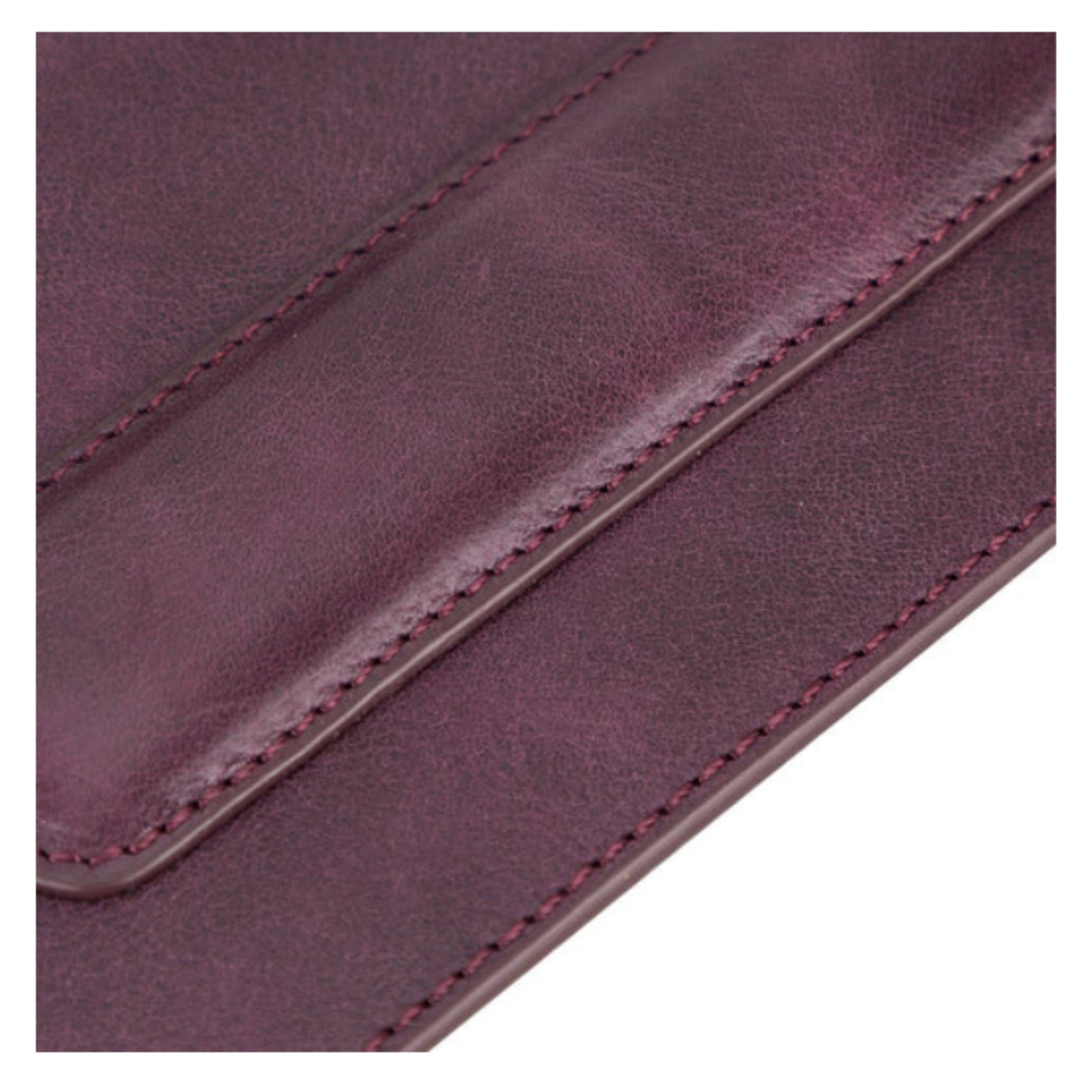 Back. Kitcheniva - Leather Mouse Pad With Hand Support For Comfort Purple - Purple.