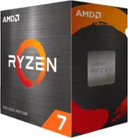 AMD Ryzen 7 5800XT 8-Core Processor, Discrete Graphics, 8 Core, 16  Thread, 105W AM4 36MB - Silver - Front_Zoom