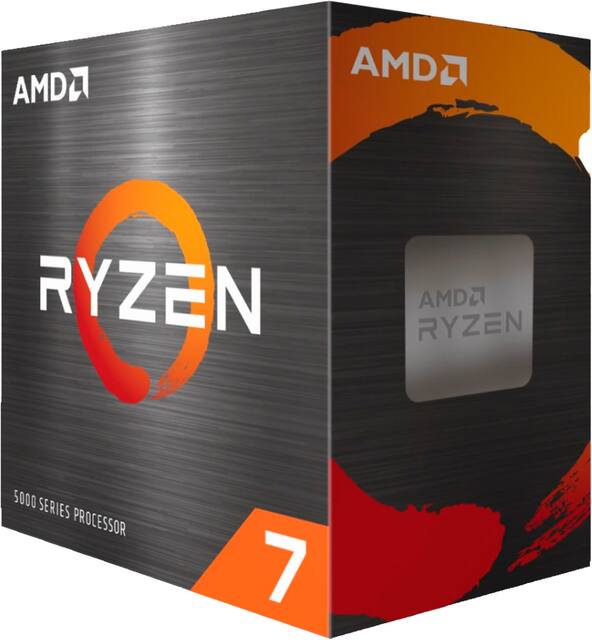 AMD - Ryzen 7 5800XT 8-Core - 16-Thread 3.8 GHz (4.8 GHz Max Boost) Socket AM4 PCI Express 4.0 Unlocked Desktop Processor - Silver