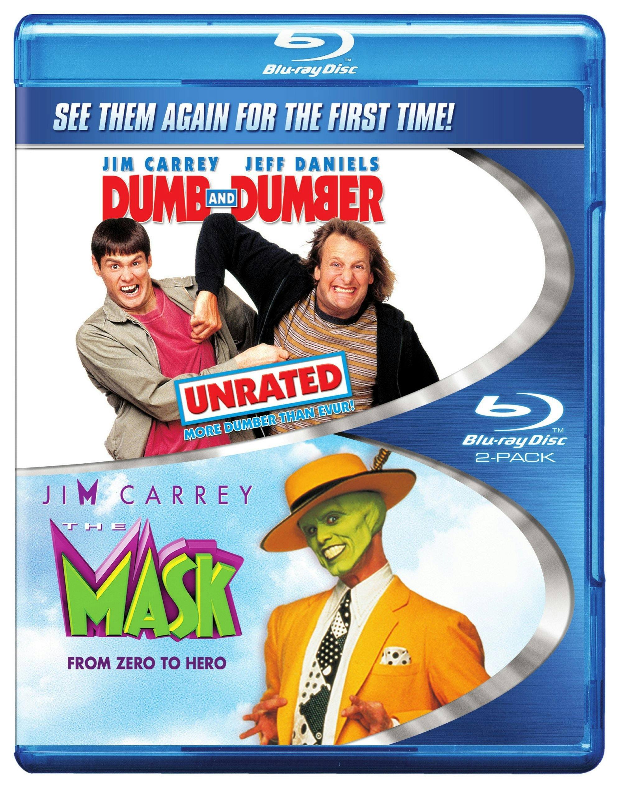Front. The Mask /Dumb and Dumber (Blu-ray Double Feature) [Blu-ray].