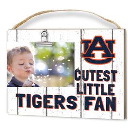 Jardine - Auburn Tigers 8'' x 10'' Cutest Little Weathered Logo Clip Photo Frame - White