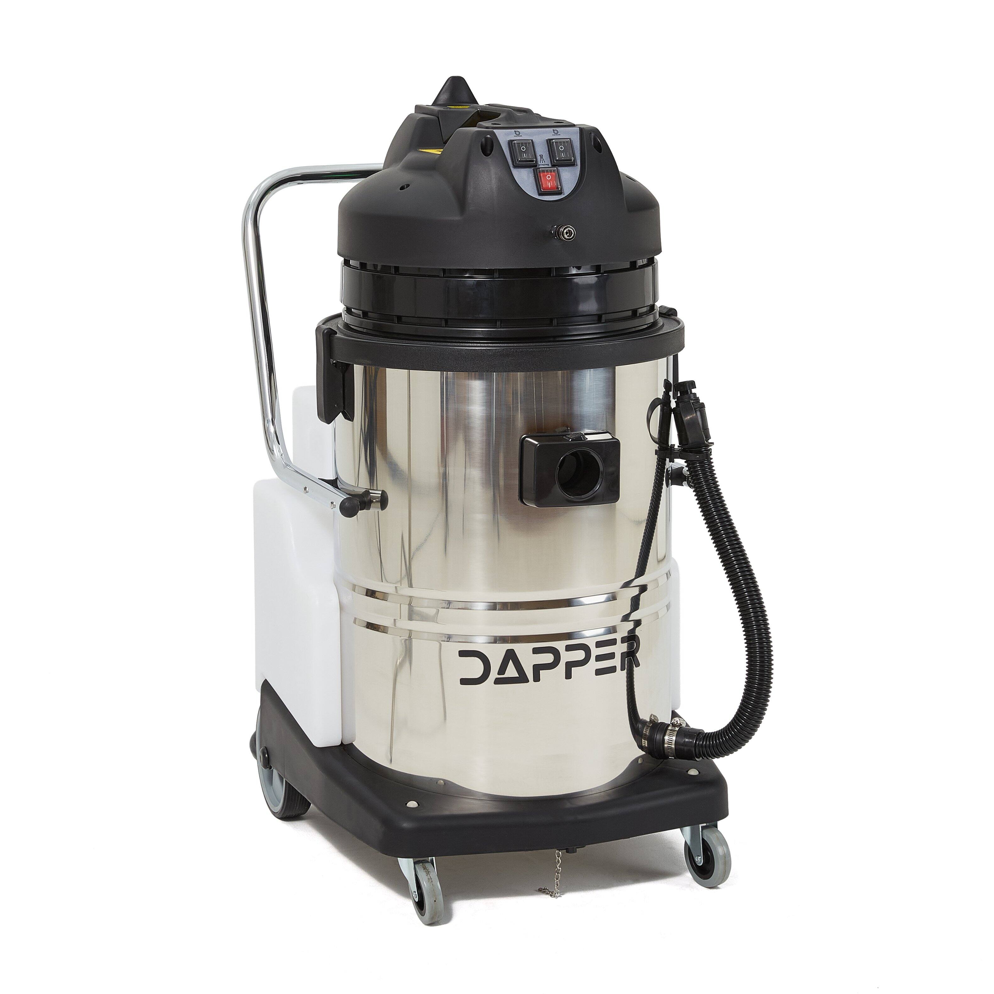 Alt View 8. Dapper Supply - Commercial 4-in-1 Wet/Dry Vacuum & Carpet Extractor, 116 PSI, 5.3 Gal Solution, 16 Gal Recovery, 2-Year Warranty - Gray.