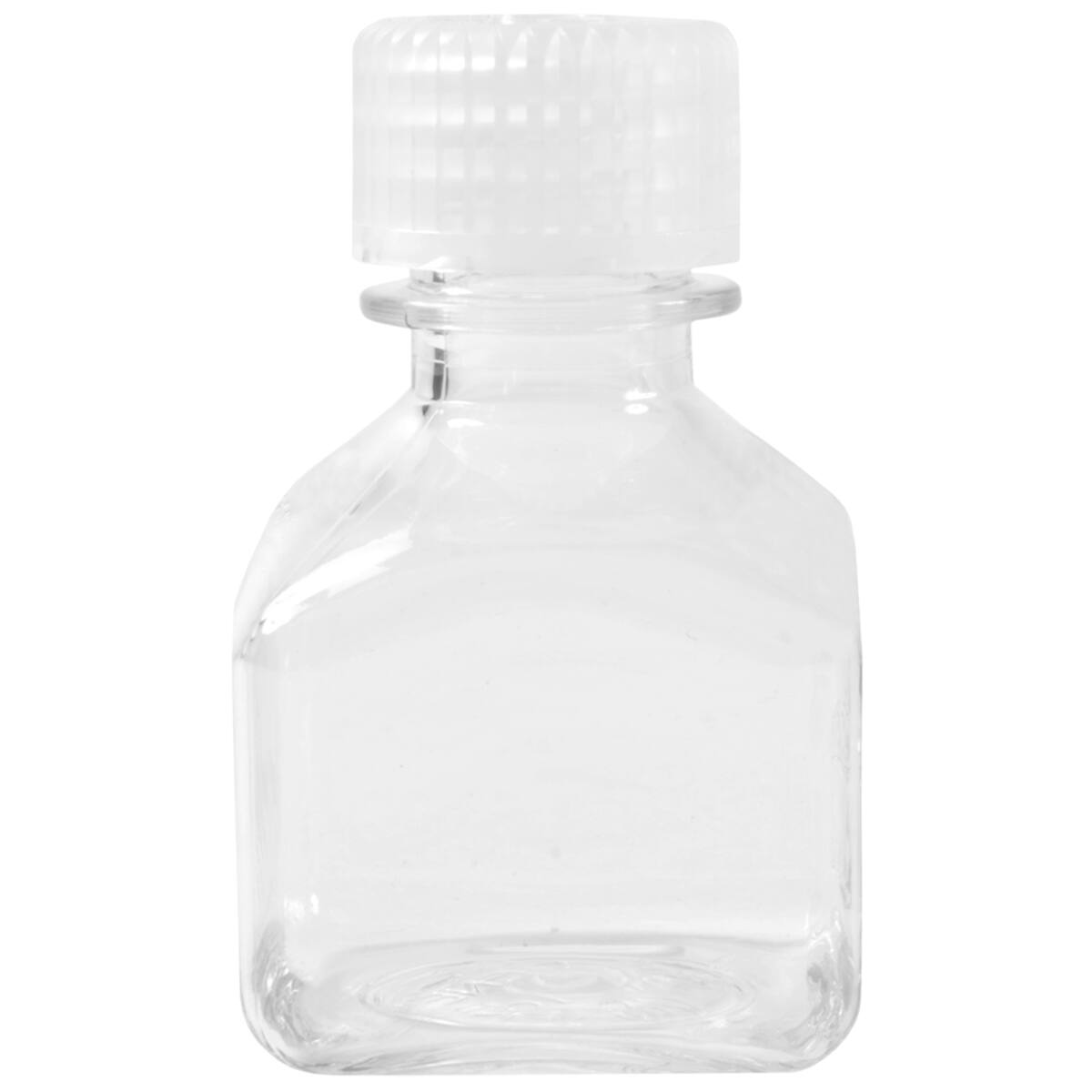 Front. Nalgene - Nalgene Transparent Lexan Polycarbonate Square Storage Bottle - 1 oz. - Clear.