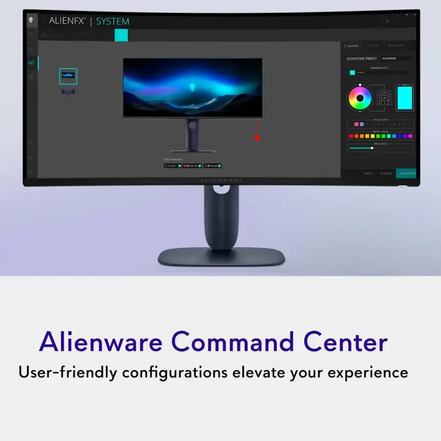 Alienware Command Center: User-friendly configurations elevate your experience.
