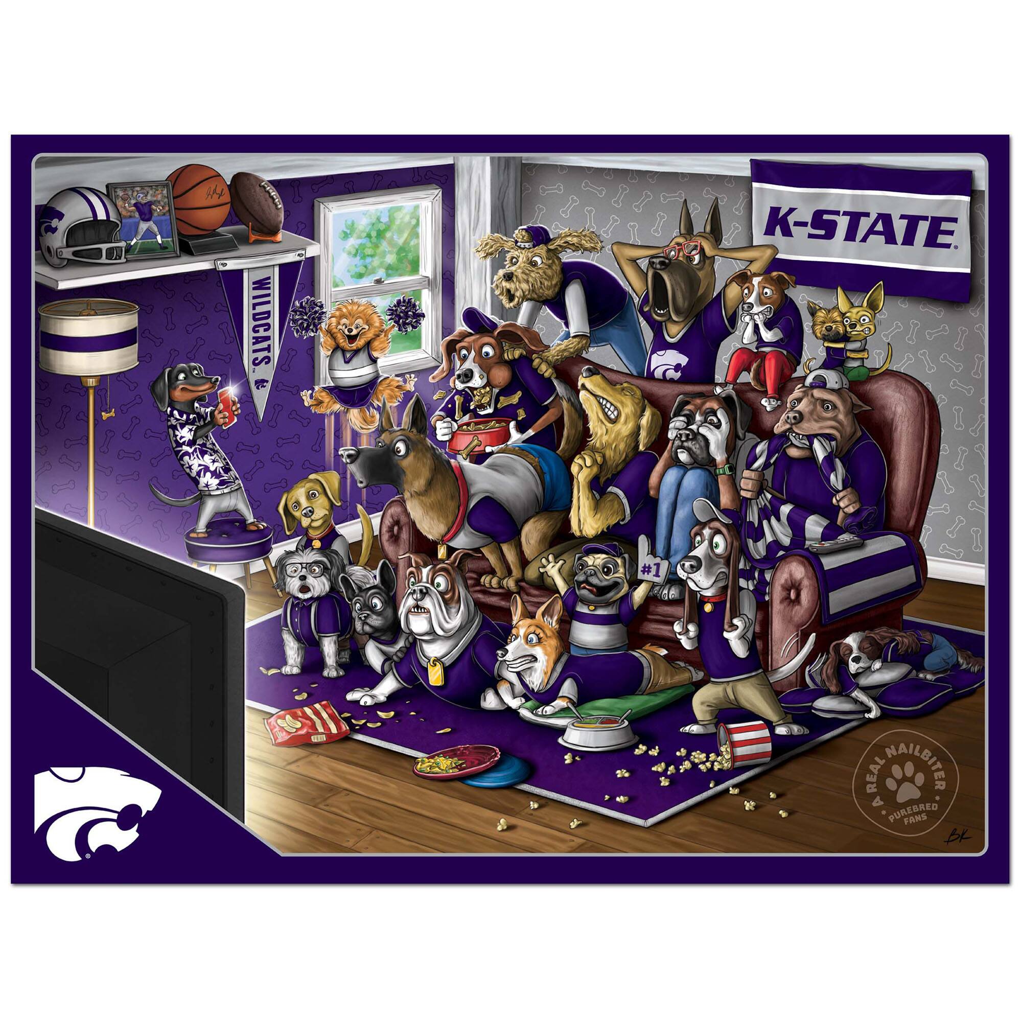 It's Wildcats. K-State #1, a real nailbiter for furious fans.