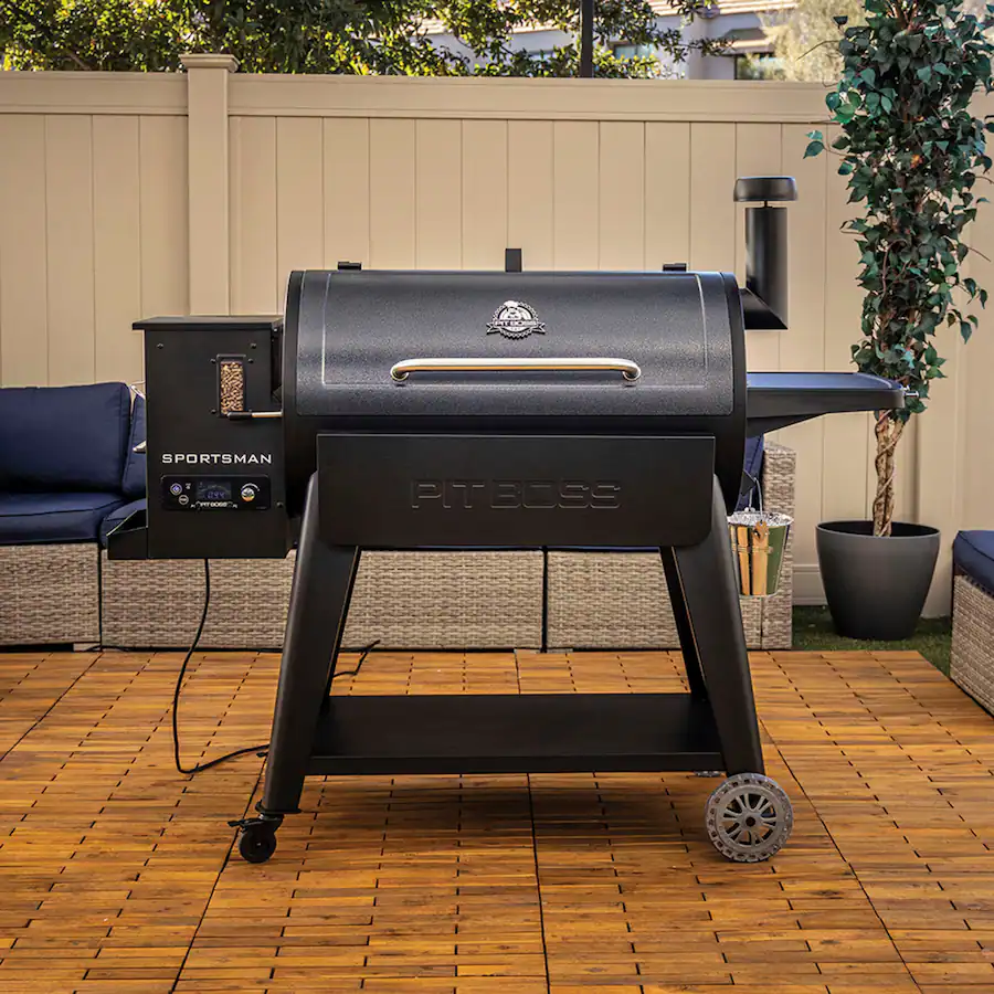 Pit Boss 1100 Pellet Grill w/ WiFi Sportsman Series Black 11107