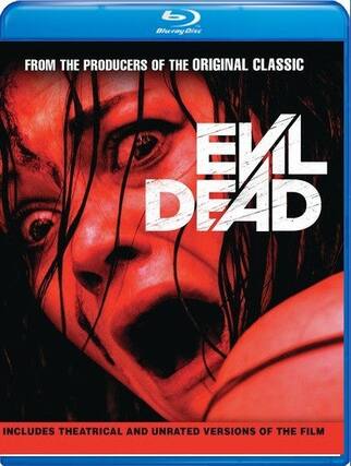 Front. Evil Dead: Unrated - BluRay.
