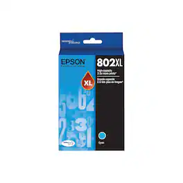 Epson - T802XL High Yield Ink Cartridge (T802XL220-S) - Cyan