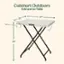 Cuisinart Outdoors Fold and Go Table 20" 24" Cuisinart 28"