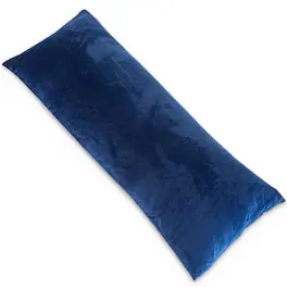 Hirose Alice - Body Pillow Memory Foam Pillows For Adults Sleeping Long Bed Big Large Firm Full Side Sleeper 20x54 Inch - Navy Blue