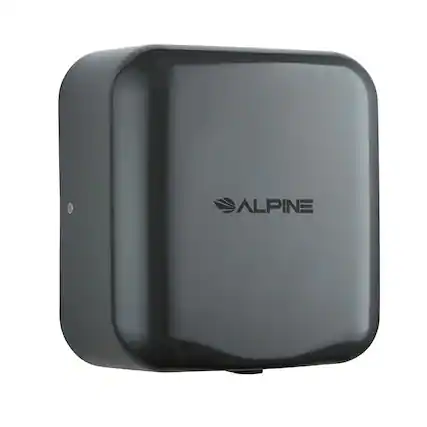 Front. Alpine Industries - Hemlock Commercial Automatic High-Speed 120V Electric Hand Dryer - Gray.