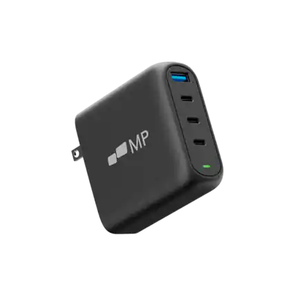 Front. Mobile Pixels - 100W USB A/C Charger - Black.