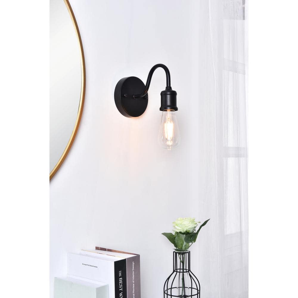 Living District - Serif 1 light Wall Sconce - Black price history on PriceWatchPro