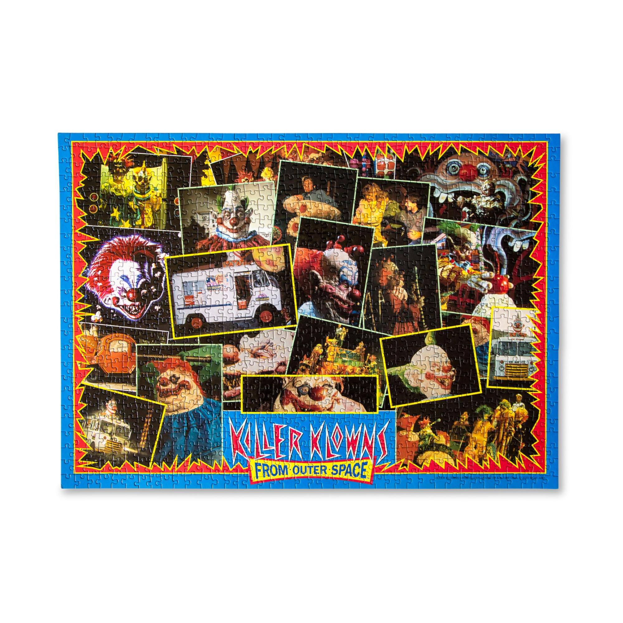 Toynk - Killer Klowns From Outer Space Kollage A 1000-Piece Jigsaw Puzzle For Adults | 28 x 20 Inches - Multi-Color