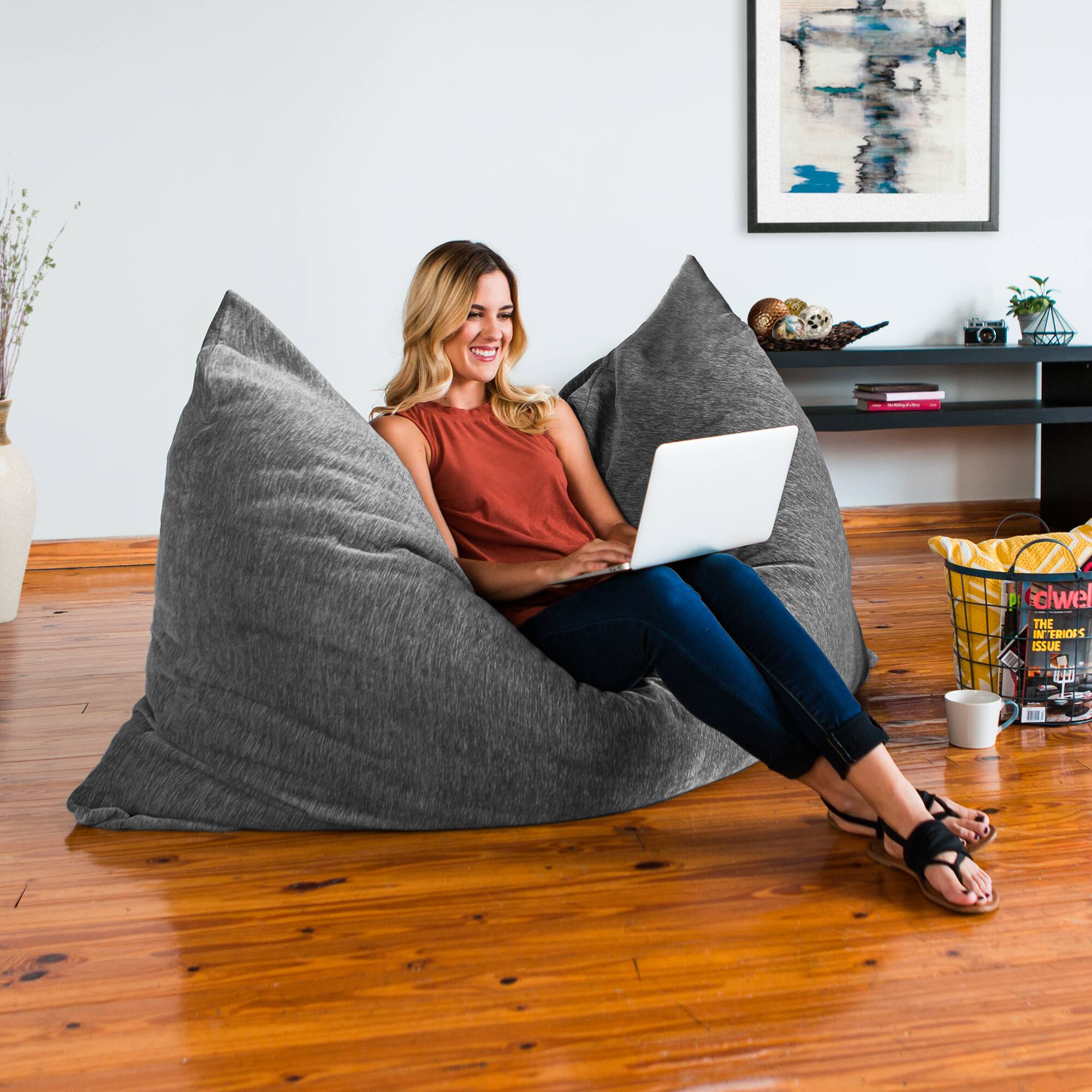 The text on the image reads:

"THE INTERIOR DESIGN ISSUE"