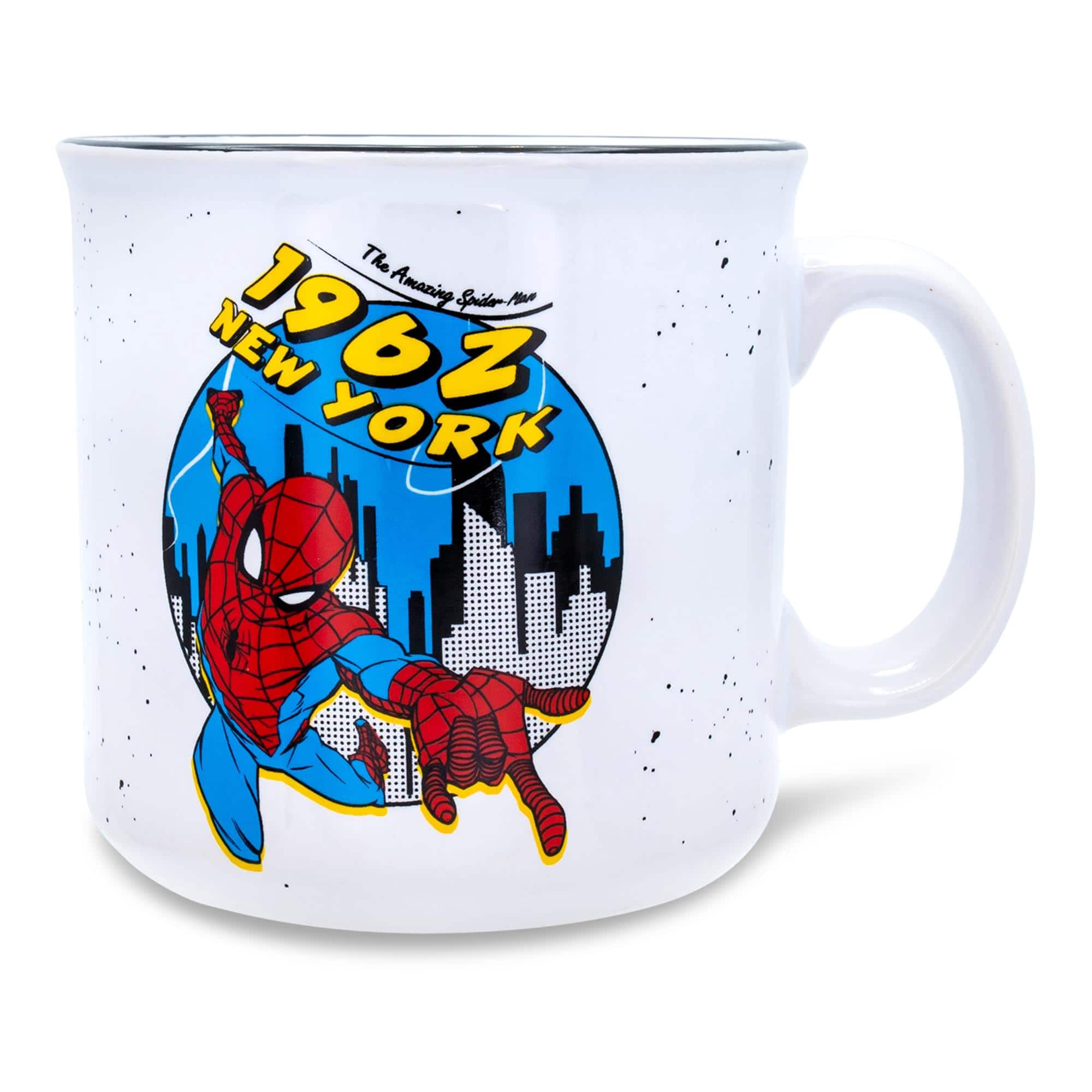 "Marvel - Comics Spider-Man ""1962"" Ceramic Camper Mug | Holds 20 Ounces - Red" price history on PriceWatchPro
