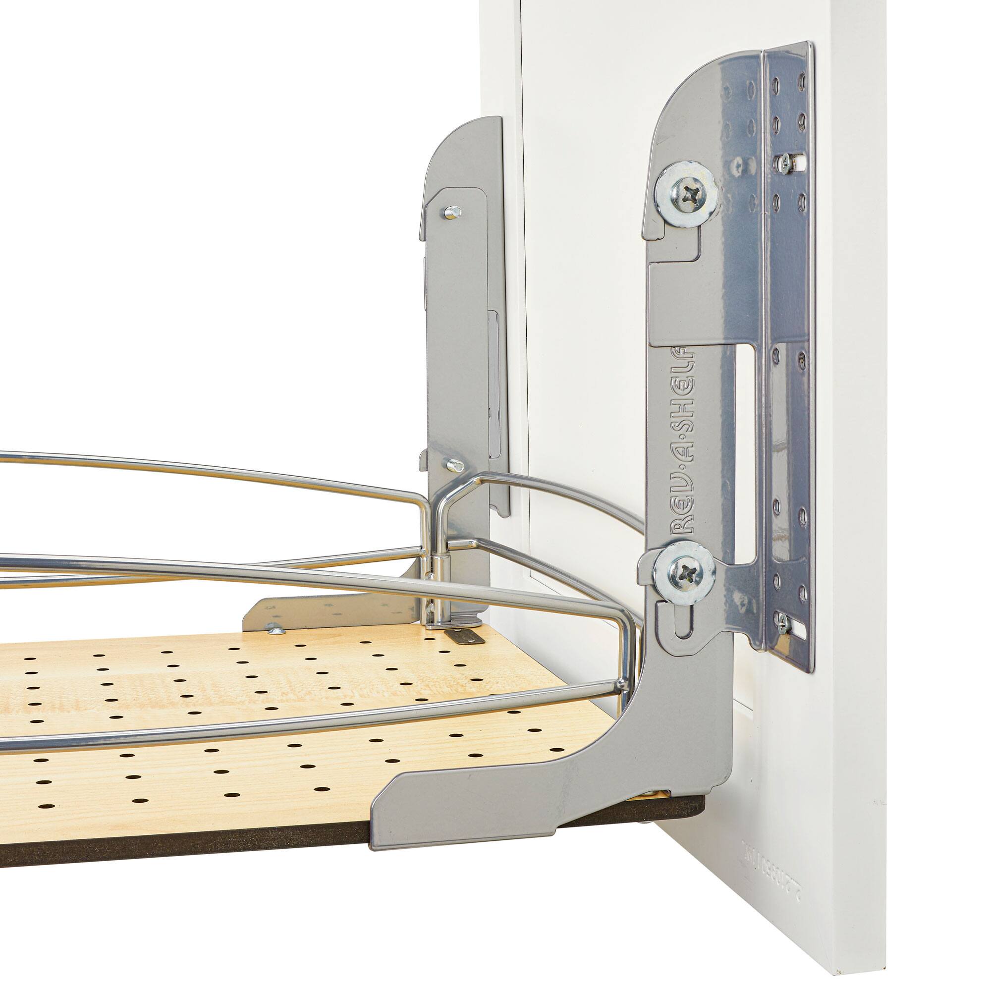 Alt View 5. Rev-A-Shelf - Rev-A-Shelf Heavy-duty Metal Frame Waste Container Door Mounting Kit, 54DM-KIT-1 - Silver.