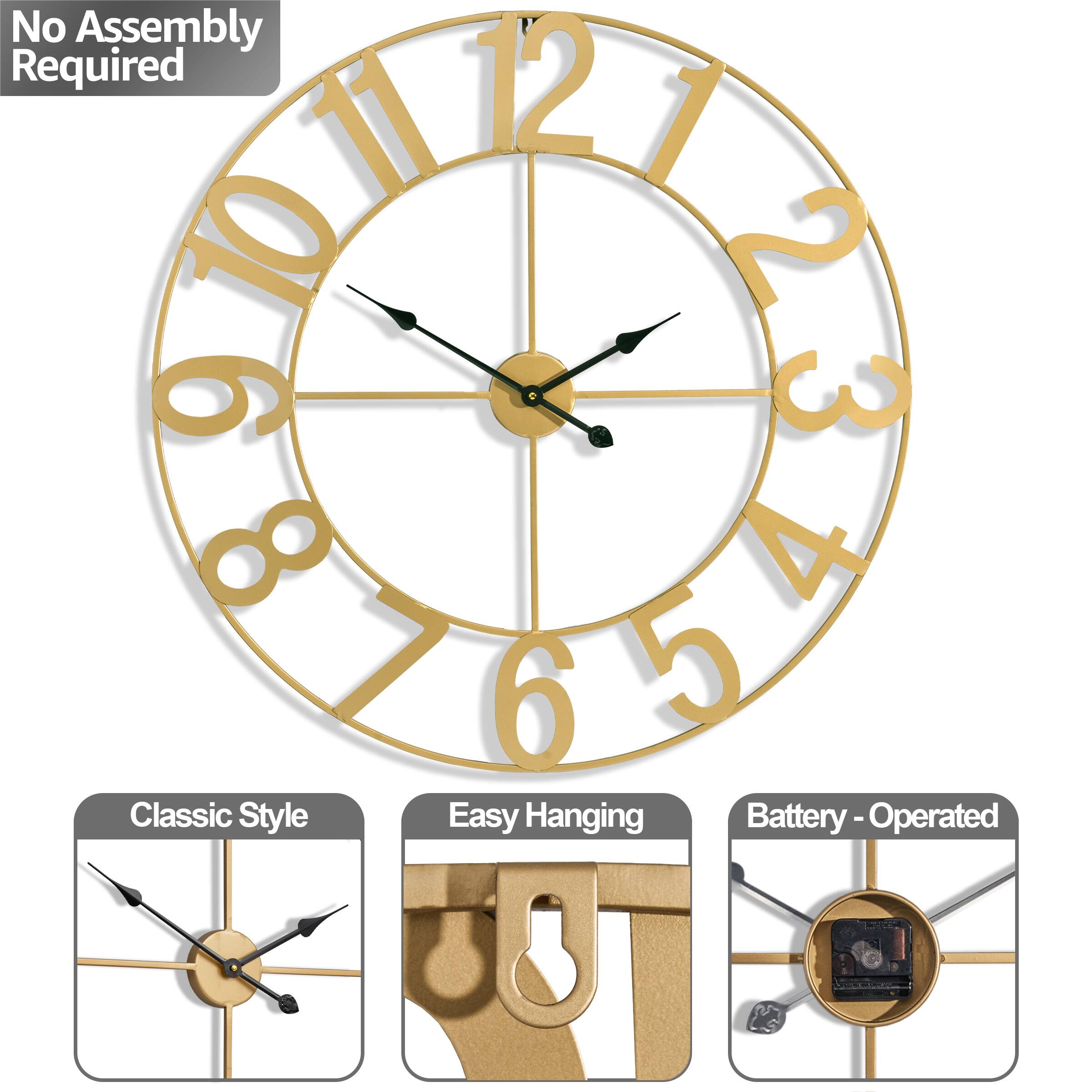 No Assembly Required

Classic Style

Easy Hanging

Battery - Operated