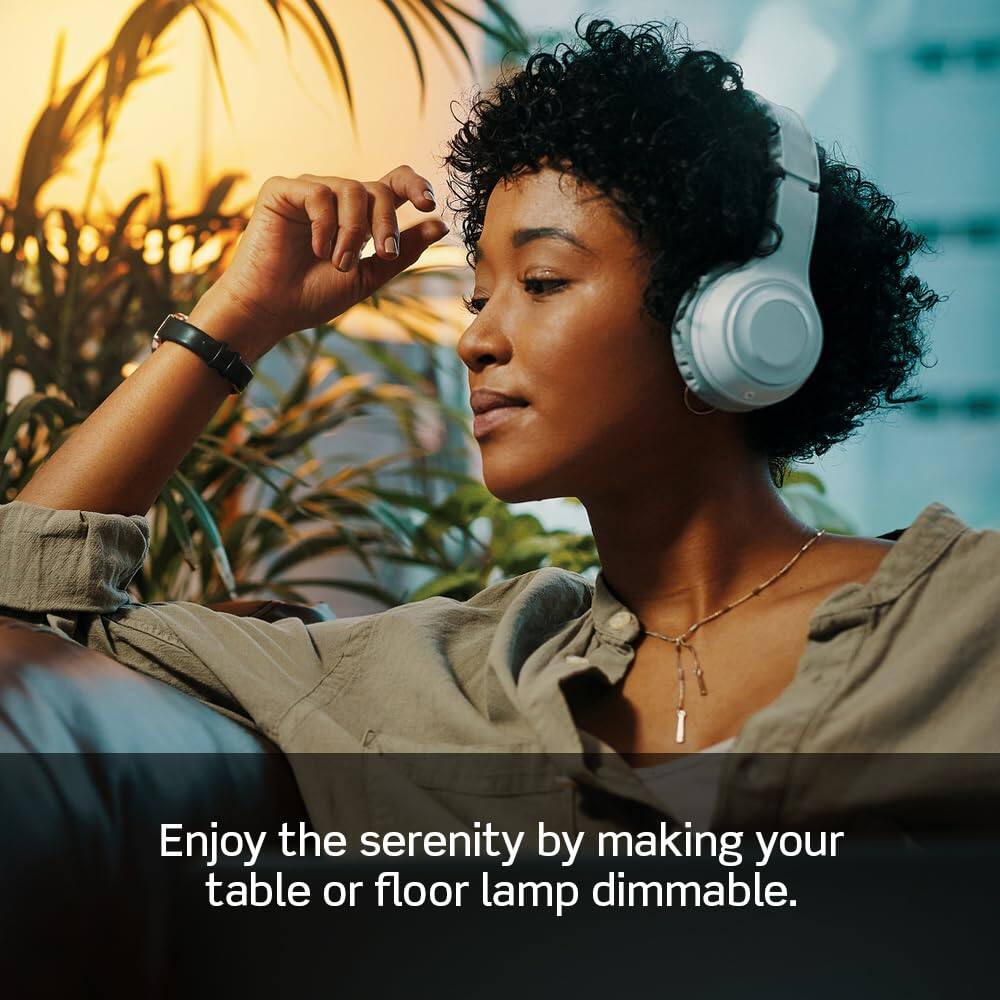 Enjoy the serenity by making your table or floor lamp dimmable.
