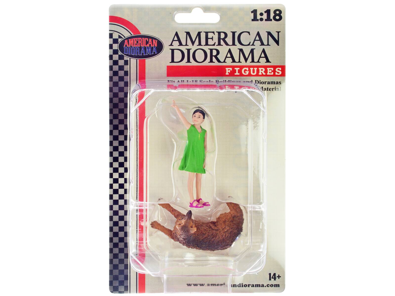 1:18 AMERICAN DIORAMA FIGURES 114 4 411 1.19 Seala Roildinms and Dioramas Material 14+ www.american diorama.com