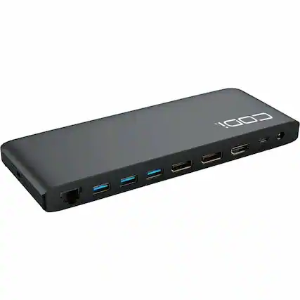 Front. CODi - CODi Centro1202 Multi-Display 100W MST USB-C Docking Station - Power and connect up to three monitors-supports 100W.