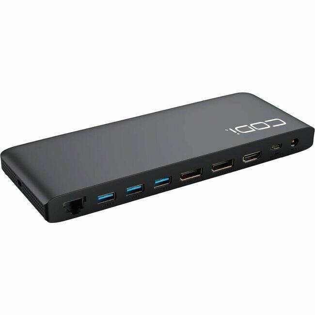 Front. CODi - CODi Centro1202 Multi-Display 100W MST USB-C Docking Station - Power and connect up to three monitors-supports 100W.