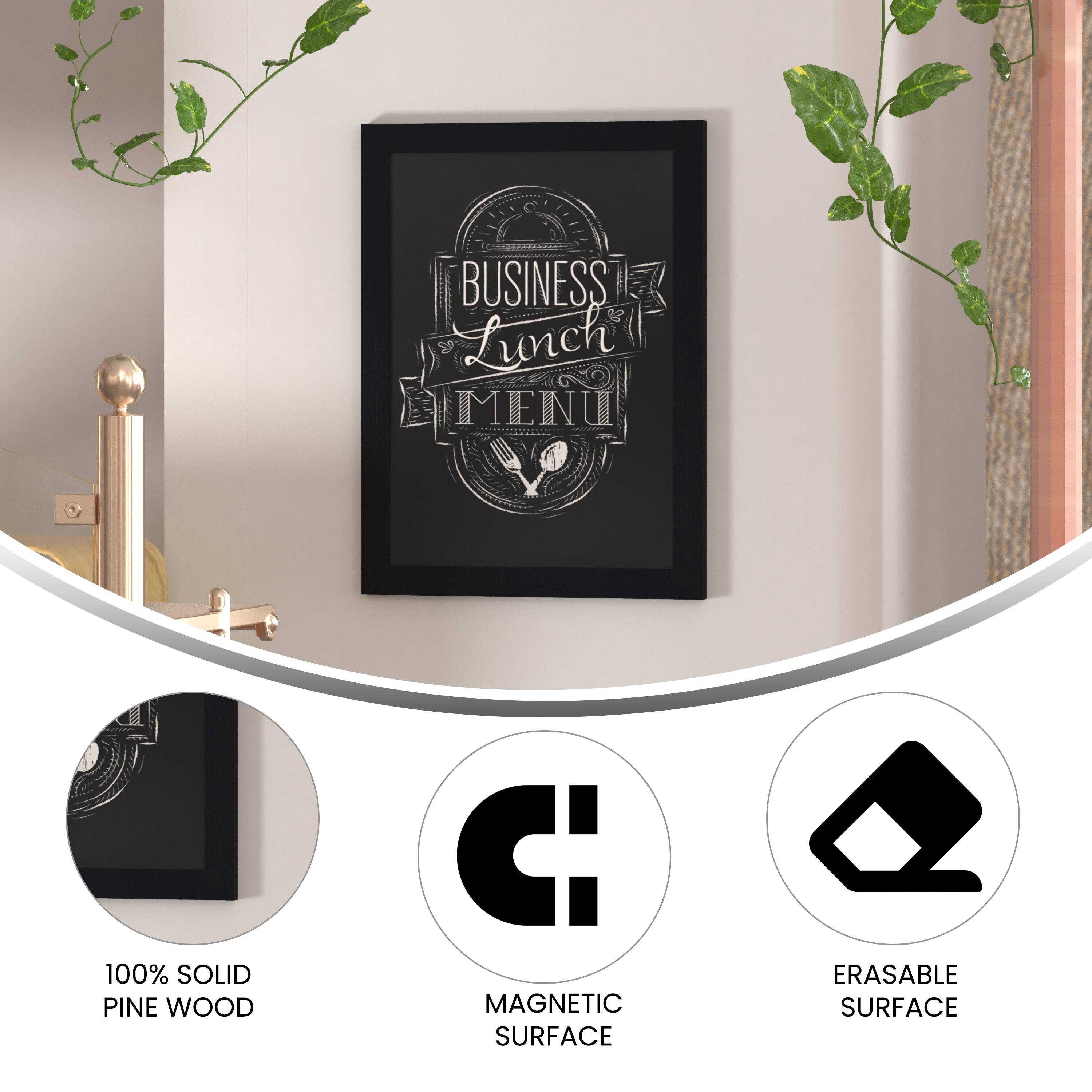 SCA CZR BUSINESS Lunch MENU  
100% SOLID PINE WOOD  
MAGNETIC SURFACE  
ERASABLE SURFACE