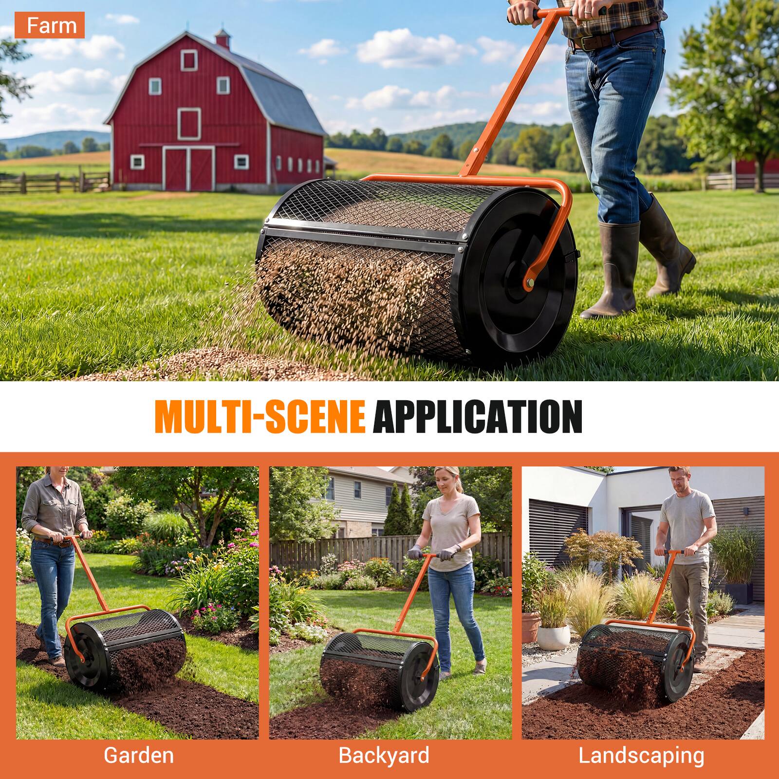 Farm  
MULTI-SCENE APPLICATION  
Garden  
Backyard  
Landscaping