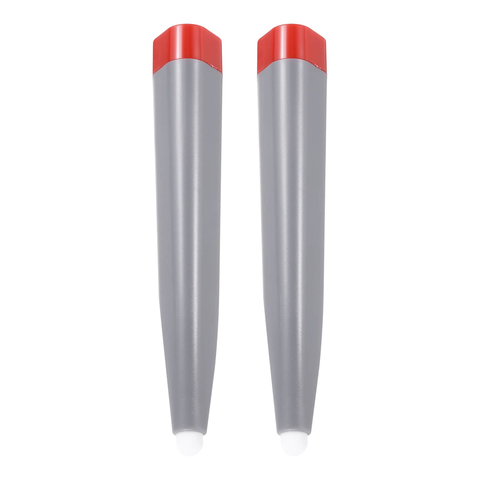 Unique Bargains - 2pcs Touch Infrared Screen Pen Whiteboard Optical Stylus Pens for Education Electronic Whiteboard Presentations - Grey & Red