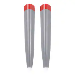 Unique Bargains - 2pcs Touch Infrared Screen Pen Whiteboard Optical Stylus Pens for Education Electronic Whiteboard Presentations - Grey & Red
