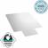 Alt View 17. Floortex - Computex Anti-Static Vinyl Lipped Chair Mat for Carpets up to 3/8'' - 36'' x 48'' - Clear.