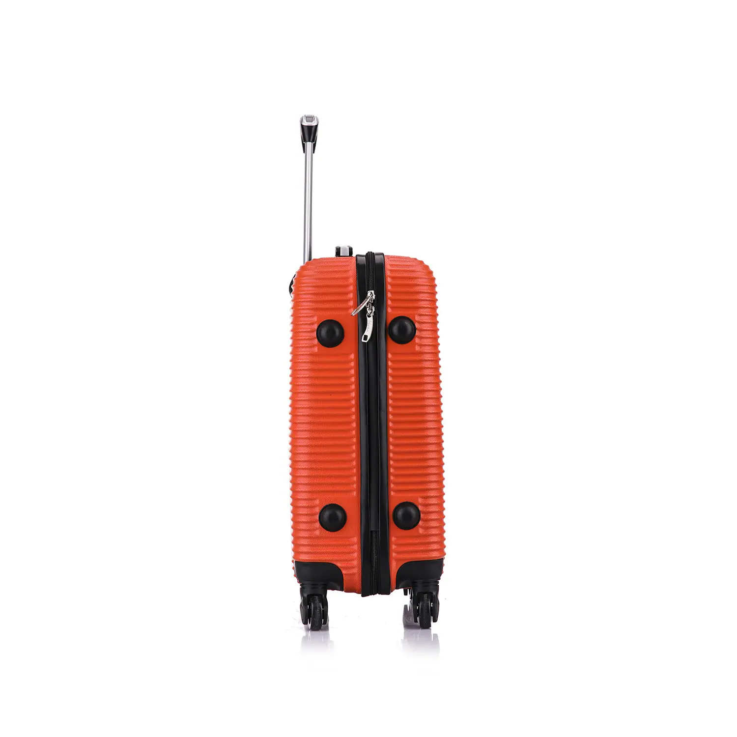 Alt View 3. InUSA - Royal lightweight hardside Spinner Luggage 20" carry-on - ORANGE.