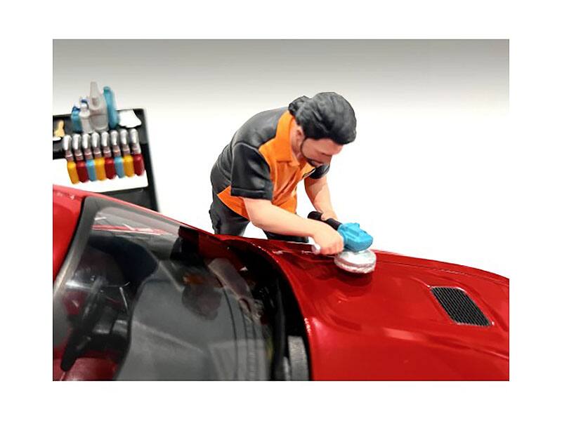 Angle. American Diorama - "Detail Masters" Figure 4 (Buff & Wax) for 1/24 Scale Models by American Diorama - Multi.