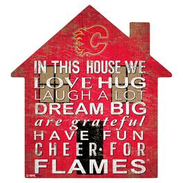 Fan Creations - Calgary Flames 12'' Team House Sign - Multicolor